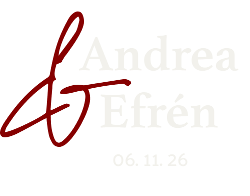 Andrea & Efren wedding date